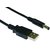 Cablelera 3 USB A Male/DC 5.52.1 Cable (ZACPE3MF-03)