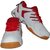 Port Red Super Spark Sports Badminton Shoes (White)