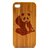 Krezy Case Real Wood iPhone 5 Case, Cute Panda iPhone 5 Case, Wood iPhone 5 Case, Wood iPhone Case