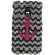 Cell Armor Snap Case for Samsung Epic 4G Touch - Retail Packaging - Full Diamond Crystal Pink Anchor on B and W Chevron