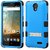 MyBat Cell Phone Case for ZTE N9132 (Prestige) - Retail Packaging - Black/Blue