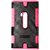 Beyond Cell Duo-Shield Hard Shell and Silicone Skin Case for Nokia Lumia N920 - Non-Retail Packaging - Black/Hot Pink