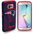 Forever Collectibles - Licensed NFL Cell Phone Case for Samsung Galaxy S6 Edge - Retail Packaging - New England Patriots