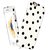 iPhone 6s case polka dots, Akna Vintage Obsession Series High Impact Slim Hard Case with Soft Fabric Interior for iPhone