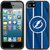 Coveroo Switchback Case for iPhone 5/5s - Retail Packaging - Black/Tampa Bay Lightning Jersey Stripe Design