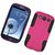 Eagle Cell PHSAMI9300NTBKHPK Progressive Hybrid Protective Gummy TPU Mesh Defense Case for Samsung Galaxy S3 - Retail Pa
