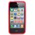 DECORO DLCIP4HP Premium Lunar TPU Case for Apple iPhone 4/4S - 1 Pack - Retail Packaging - Transparent Hot Pink