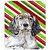 Carolines Treasures English Setter Candy Cane Holiday Christmas Mouse Pad/Hot Pad/Trivet (LH9232MP)