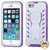 MyBat Apple iPhone 5S/5 TUFF Treadz Hybrid Protector Cover - Retail Packaging - White/Purple