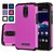ZTE Obsidian Case, ZTE Obsidian Case With Screen Protector, AnoKe Armor Dual Layer Bumper TPU PC 2 in 1 Hybrid Protectiv