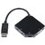 VicTec 3-in-1 DisplayPort (DP) Male to HDMI DVI VGA Female Cable Adapter HDTV TV AV Converter for PC Laptop Macbook - Bl