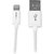 StarTech.com 0.3m 8-Pin Lightning Charge and Sync Cable Connector to USB Cable for Apple iPhone/iPod/iPad - White (USBLT