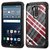 Asmyna Cell Phone Case for LG LS770 (G Stylo) - Retail Packaging - Black/Gray/Maroon