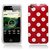 Aimo Wireless IPHONE4GSKC303 Soft and Slim Fabulous Protective Skin for iPhone 4 - Retail Packaging - Red/White Polka Do
