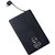 Gatorwire Portable Charger for Universal/SmartPhones - Retail Packaging - Black/Black