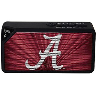Black Kraftware Collegiate NCAA Alabama Crimson Tide BlueSoundX Bluetooth Rechargeable Speaker 