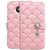 Fashion Crystal Flip Samsung Galaxy S6 Premium Synthetic Leather Unique Heart Pattern Wallet Case Cover For Samsung Gala