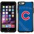 Coveroo Cell Phone Case for iPhone 6 - Retail Packaging - Black/Chicago Cubs Stitch Design