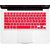 iGreely RED Keyboard Cover Silicone Skin for MacBook Pro 13