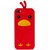 Qtech QT-1110 Unique Funny Duck Protective Case for iPhone 5 - 1 Pack - Retail Packaging - Red