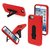 Asmyna Symbiosis Stand Protector Cover for iPhone 6 - Retail Packaging - Red/Black