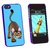 Graphics and More Abyssinian Cat On Blue - Pet - Snap-On Hard Protective Case for Apple iPhone 5/5s - Non-Retail Packagi