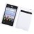 Eagle Cell LG Optimus Logic/L35G Hard Rubber Phone Case - Retail Packaging - White