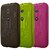 Moto E Case, Cruzerlite Bugdroid Circuit Bundles of 3 TPU Cases Compatible for Motorola Moto E - Smoke/Green/Pink