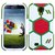 MYBAT Goalkeeper Hybrid Protector Cover with Stand for the Samsung Galaxy S4 - Retail Packaging - White/Grass Green