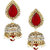 Shining Jewel Traditional Ethnic And Fancy Jhumka Earring With Crystals And Pearls (SJ493)