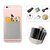 Genko Self Adhesive Stick-on Wallet Credit Card Case Flexible Lycra Large Capacity Pouch For iPhone SE/5S/5C,6/6S,6/6S P