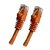 Professional Cable Category 5E Ethernet Network Patch Cable with Molded Snagless Boot, 10-Feet, Orange (CAT5OR-10)