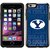 Coveroo Cell Phone Case for iPhone 6 - Retail Packaging - Black/Brigham Young Repeating Design