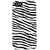 Cell Armor Snap-On Case for iPhone 5 - Retail Packaging - Leather Finish Zebra Print