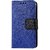 Reiko Wallet Case for Alcatel OneTouch Pop Astro - Retail Packaging - Navy