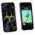 Graphics and More Biohazard Warning Symbol Green Zombies Distressed Snap-On Hard Protective Case for iPhone 5/5s - Non-R