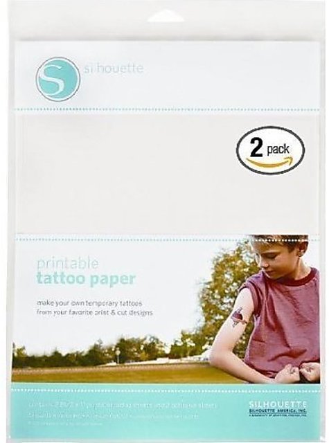 Silhouette tattoo paper  Pop Goes the Page