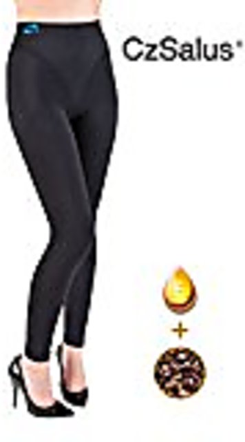 Buy Anti cellulite slimming leggings (Fuseaux) with caffeine microcapsules  - Black size M Online @ ₹6851 from ShopClues