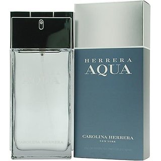 Herrera Aqua By Carolina Herrera For Men. Eau De Toilette Spray 1.7 Ounces