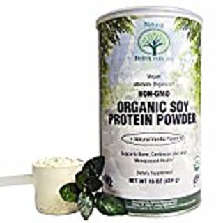 Natural Nutra Organic Soy Protein Isolate Powder, Vanil