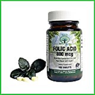 Buy Natural Nutra Folic Acid Supplement, 100 Tablets, 800 mcg Online ...