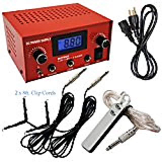 How to Use Wireless Tattoo Power Supply Foot Pedal Machine Kit  YouTube