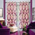 Premium Quality Fabric Fancy & Designer  2 Piece Set of Eyelet Polyester Decorative Long Door Curtain by ODHNA BICHONA -9Ft,Pink OB-135_9ft