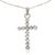 Jewelmaze White Austrian Diamond Wedding Silver Plated Traditional/Ethnic Pendant With Chain Only  