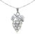 The99Jewel By Jewelmaze Silver Plated Austrian Stone Alloy Pendant With Chain -AAB0689  