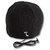 Tooks CLASSIC Headphone Beanie With Built-in Removable Headphones - COLOR: BLACK