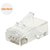 CableCreation 100-PACK Cat 6 RJ45 Connector, UTP Network Plug For Solid Wire and Standard Cable, Transparent