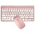 Keyboard & Mouse Combos, URCO Ergonomic Wireless 2.4G Ultra Slim Keyboard and Portable Mouse for Gaming and Working (Ros