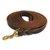 Dean and Tyler Braided Track Dog Leash, Brown 35-Feet by 3/8-Inch Width With Handle And Solid Brass Hardware.