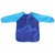 Fenical Waterproof Artist Apron Smock Painting Apron with Long-sleeve for Children Kids (Blue)